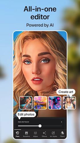 Lensa: photo editor & AI art  Screenshot 1