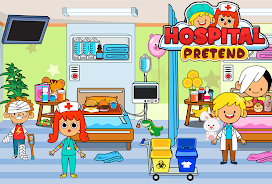 My Pretend Hospital Town Life  Screenshot 1