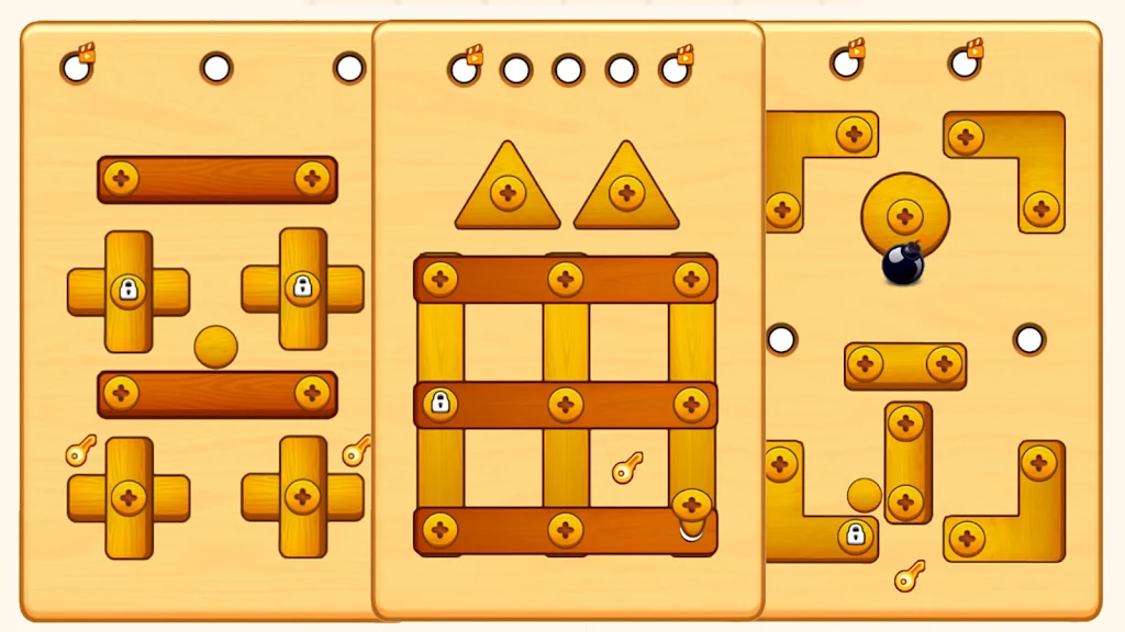 Wood Screw Nuts: Puzzles Games  Screenshot 2