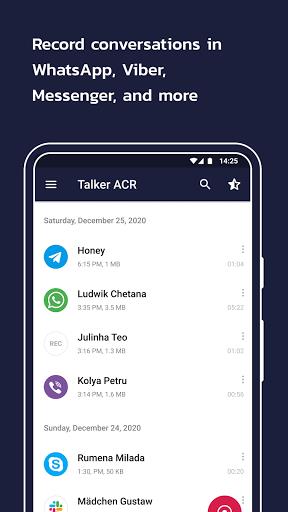 Call Recorder - Talker ACR  Screenshot 3