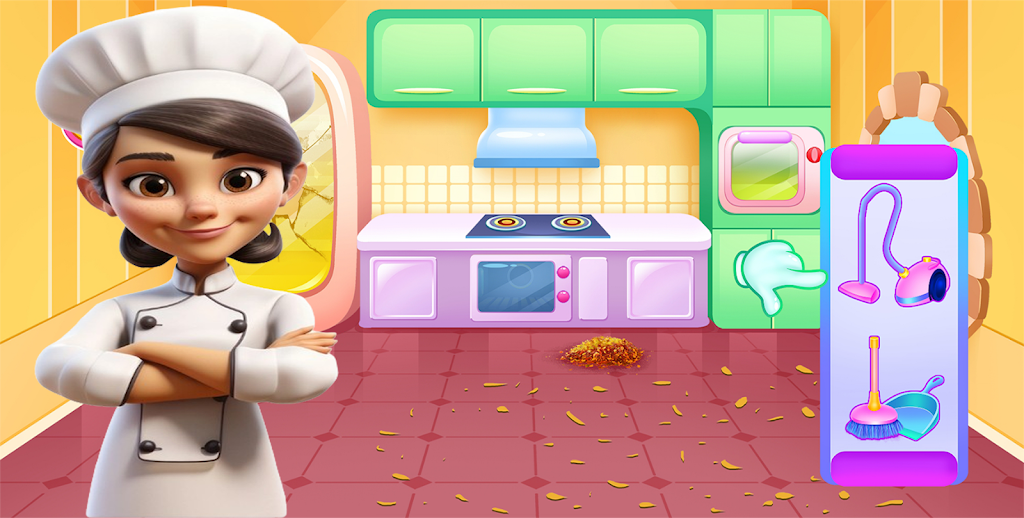 game cooking meals for girls  Screenshot 2