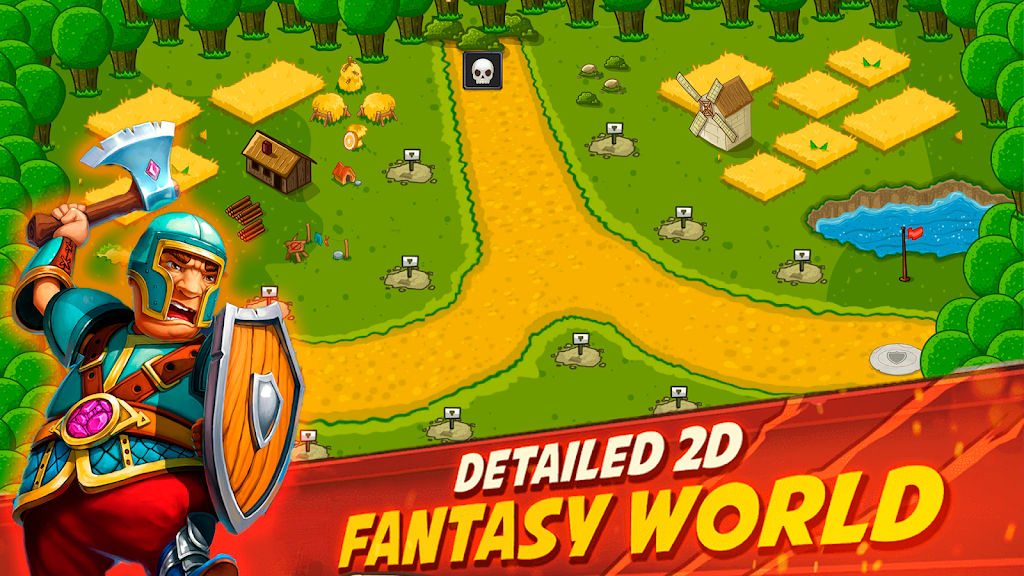 TD King of Rush: Tower Defense  Screenshot 1