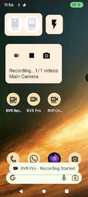 Background Video Recorder Pro  Screenshot 1