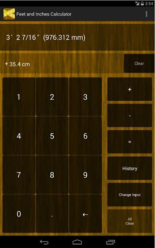 Feet & Inch Construction Calc  Screenshot 2