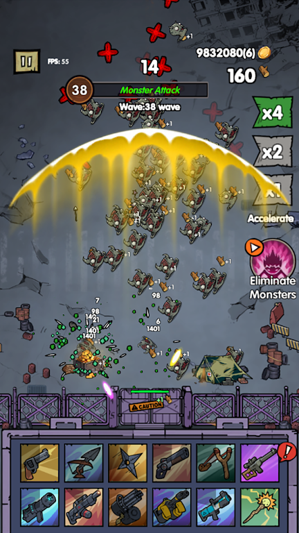 Zombie Rush:Tower Defense TD  Screenshot 3