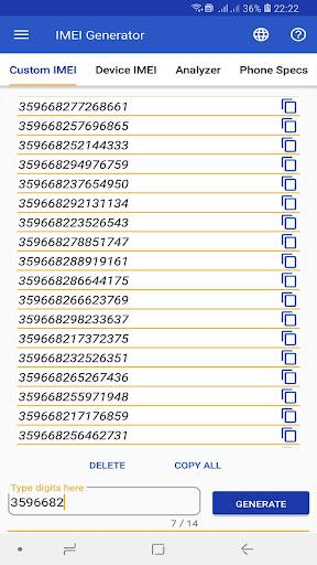 IMEI Generator Pro  Screenshot 2