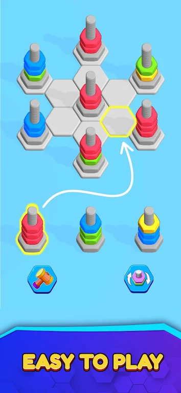 Nut Sort & Match  Screenshot 1