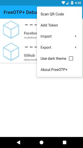 FreeOTP  Screenshot 2