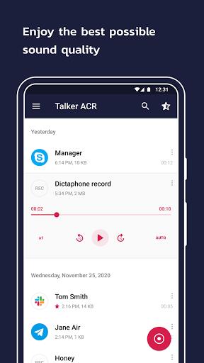 Call Recorder - Talker ACR  Screenshot 1