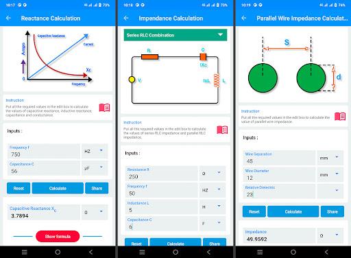 Electrical Calculation App  Screenshot 3