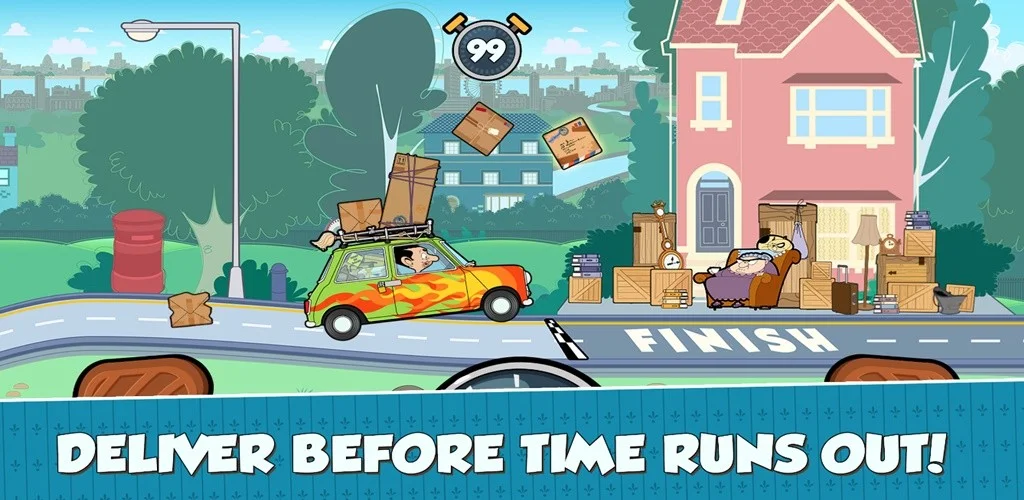 super Mr Bean Runner Jungle  Screenshot 1