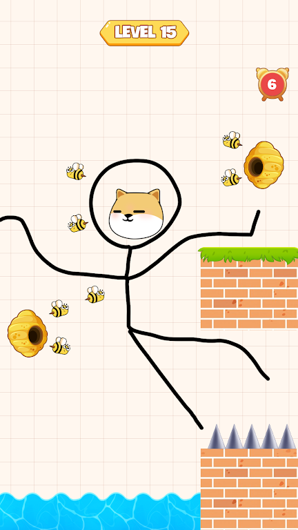 Save The Dog: Dog vs Bee  Screenshot 1