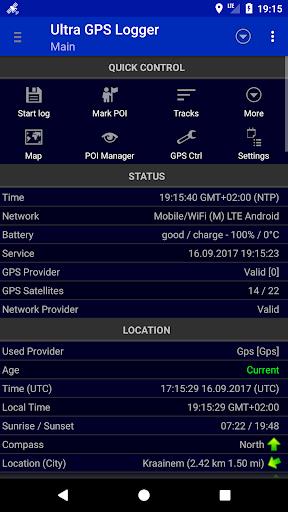 Ultra GPS Logger Lite  Screenshot 2