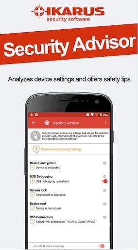 IKARUS mobile.security  Screenshot 1