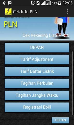 Info dan Cek Tagihan Listrik  Screenshot 4