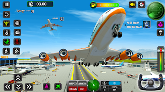 Robot Pilot Airplane Games 3D  Screenshot 3