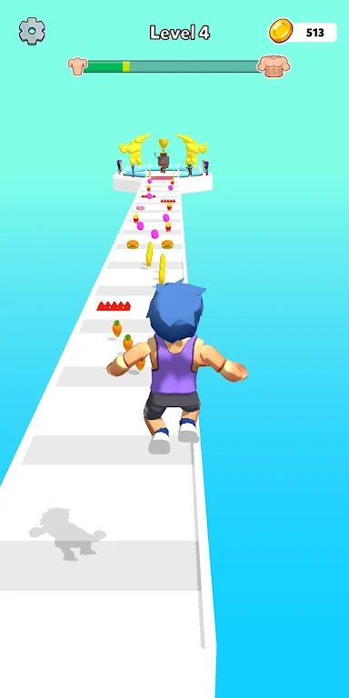 Muscular Man Race Run  Screenshot 3