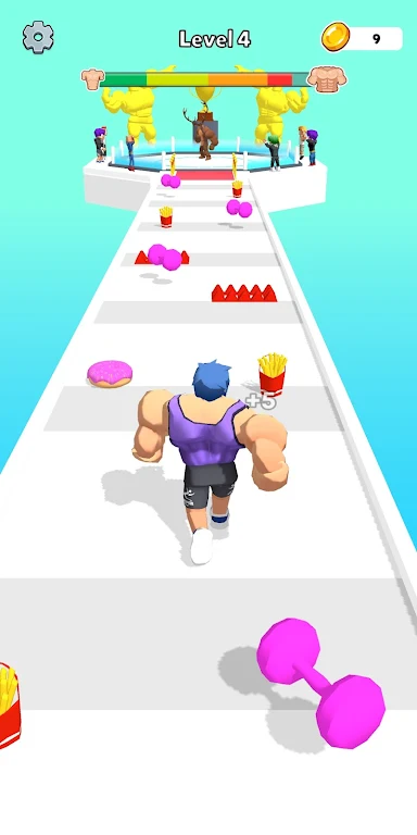 Muscular Man Race Run  Screenshot 4