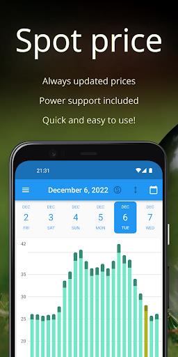 Spot price (Electricity price)  Screenshot 1
