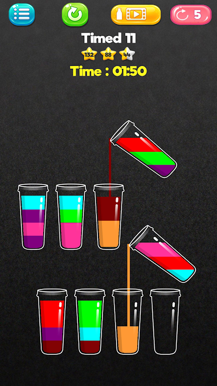 Juice Liquid Sort Puzzle  Screenshot 2