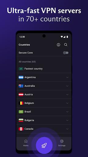 VPN Proton: Fast & Secure VPN  Screenshot 3