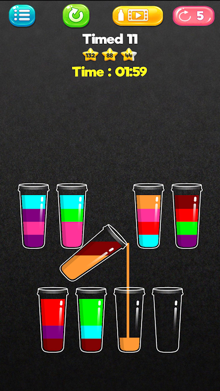 Juice Liquid Sort Puzzle  Screenshot 3