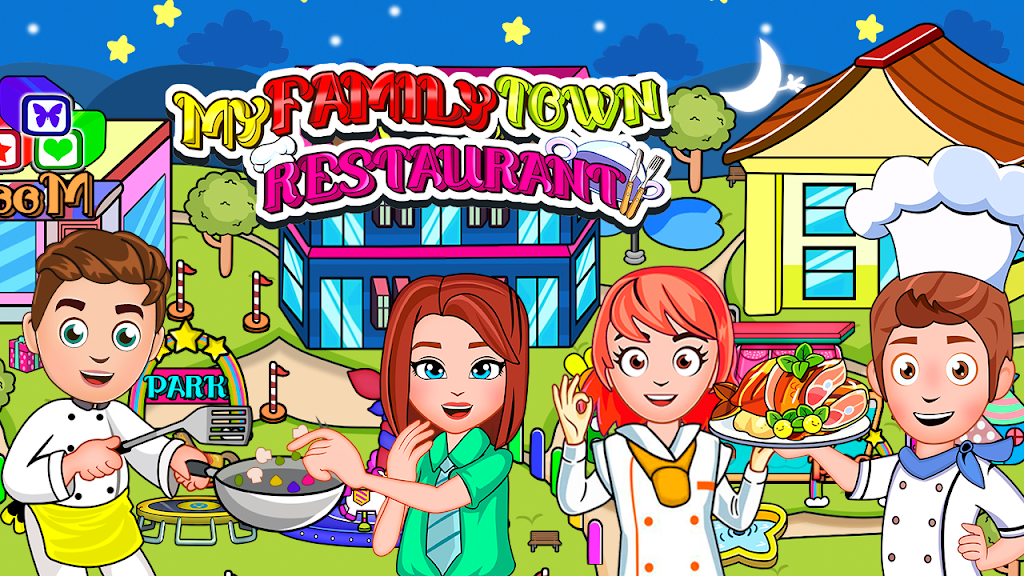 My Family Town : Resturant  Screenshot 1