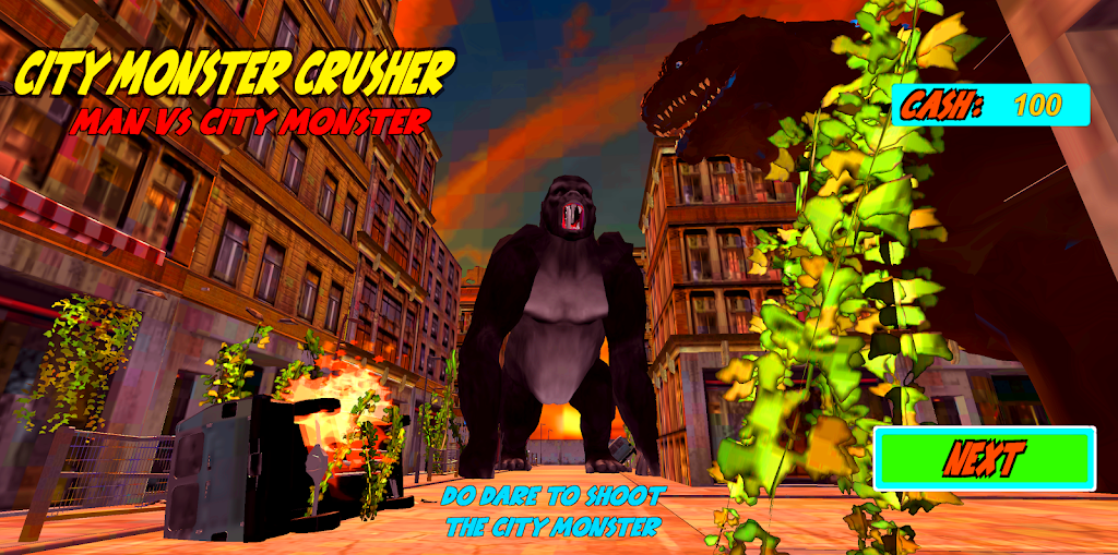 Gorilla Kong Kaiju City Beasts  Screenshot 1