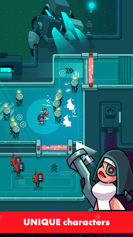 Space Squad: Crash Robots  Screenshot 4