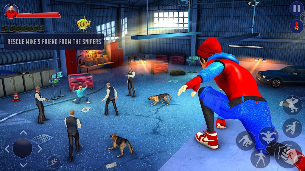 Flying Spider Fight Hero Games  Screenshot 2