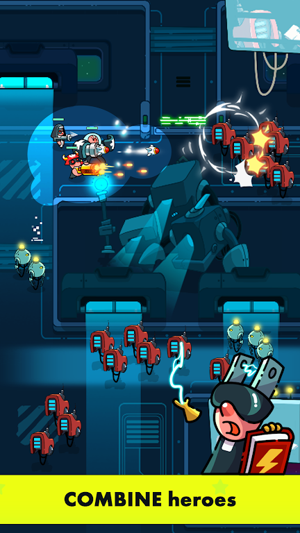 Space Squad: Crash Robots  Screenshot 3