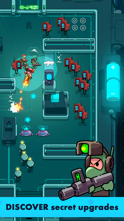 Space Squad: Crash Robots  Screenshot 1