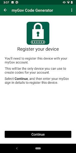 myGov Code Generator  Screenshot 4