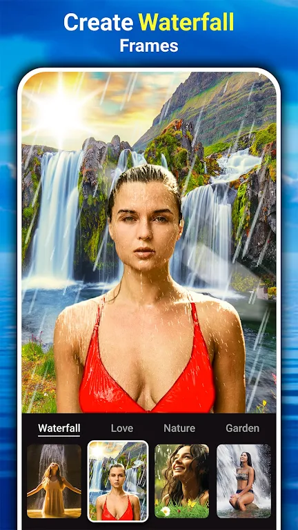 Waterfall Photo Frames Editor  Screenshot 2