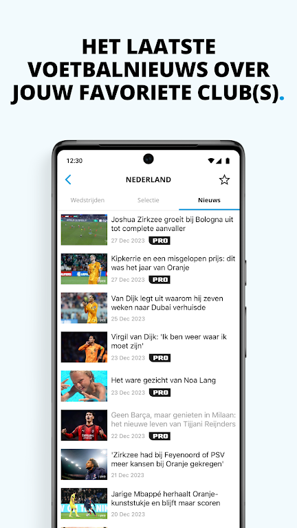 VI | Voetbal uitslagen  Screenshot 2