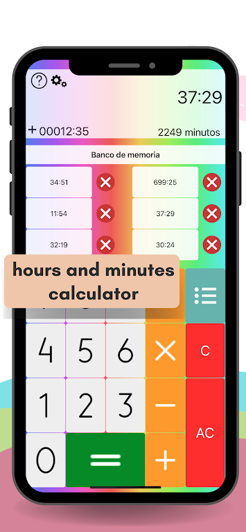 Hours Minutes Calculator Time  Screenshot 3