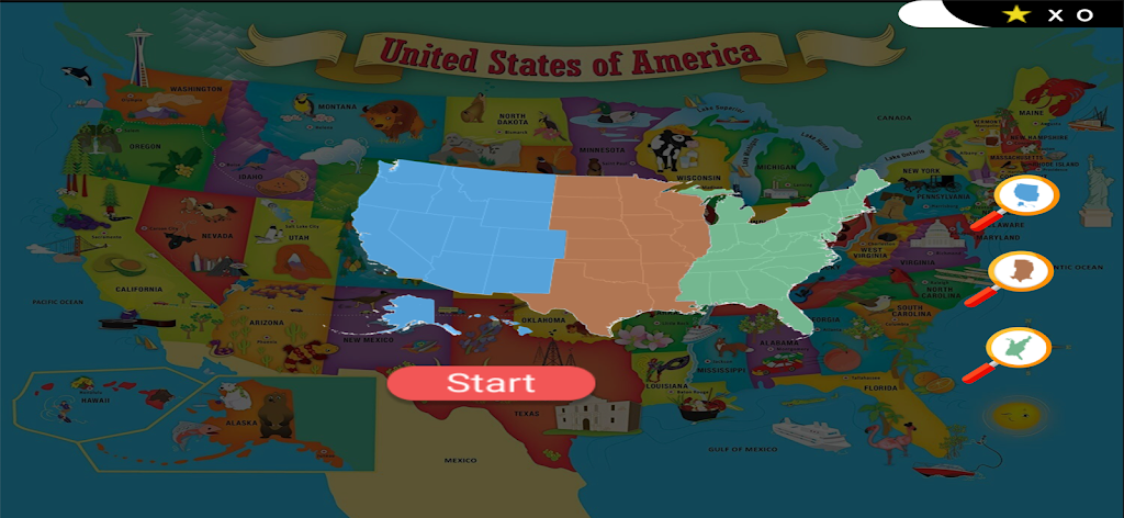 United States Map  Screenshot 2