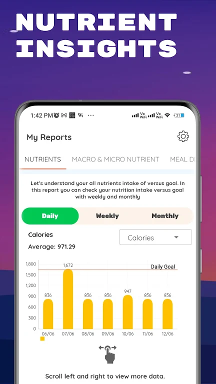 Calorie Tracker & Food Tracker  Screenshot 2