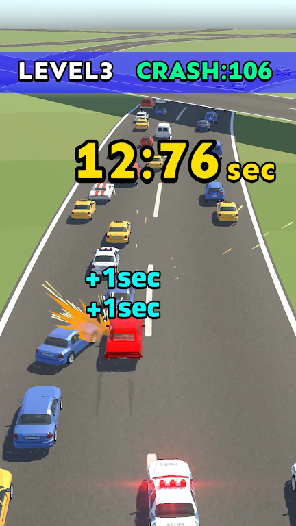 Car Chase And Crash Run  Screenshot 1