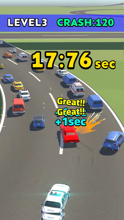 Car Chase And Crash Run  Screenshot 3