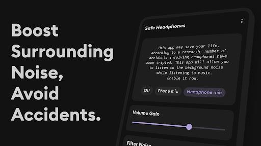 Safe Headphones: hear clearly  Screenshot 2