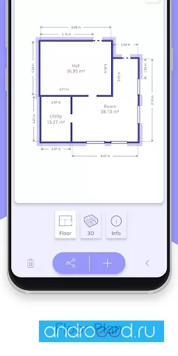 ARPlan 3D Tape Measure Ruler Floor Plan Creator  Screenshot 3