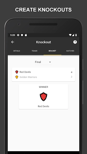 Winner Tournament Maker App League Manager  Screenshot 3