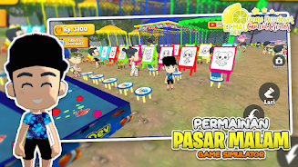 Simulator Game Pasar Malam 3D  Screenshot 1