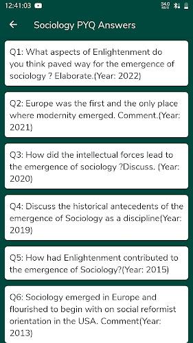 UPSC Sociology : Notes + Books  Screenshot 3