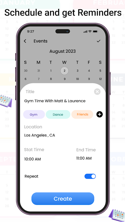 Calendar - Schedule Planner  Screenshot 2