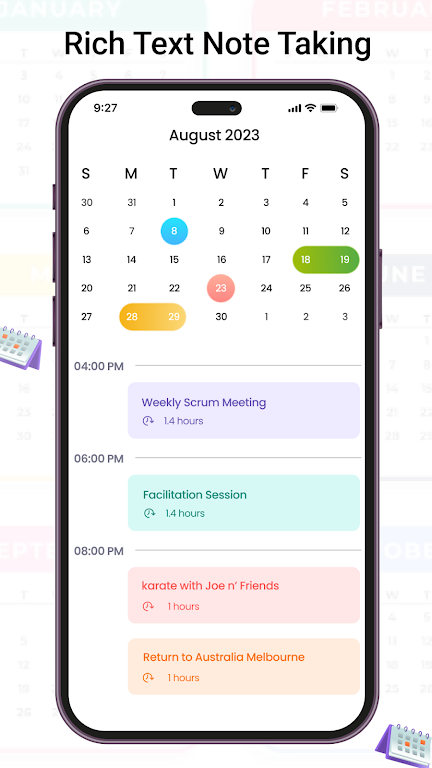 Calendar - Schedule Planner  Screenshot 1