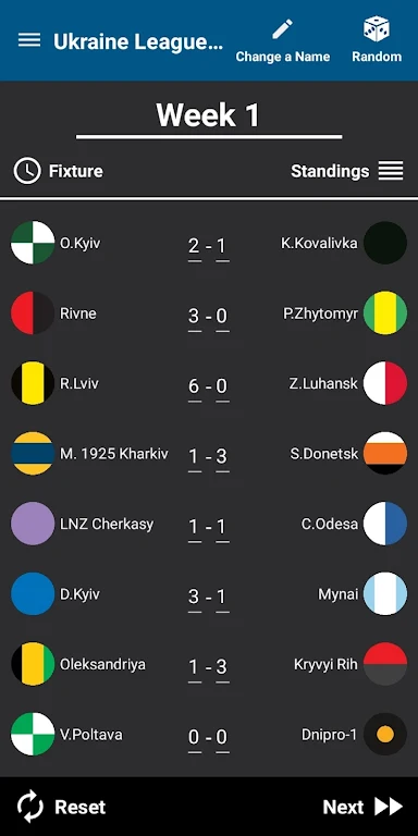 Ukraine League Calculator 2024  Screenshot 1