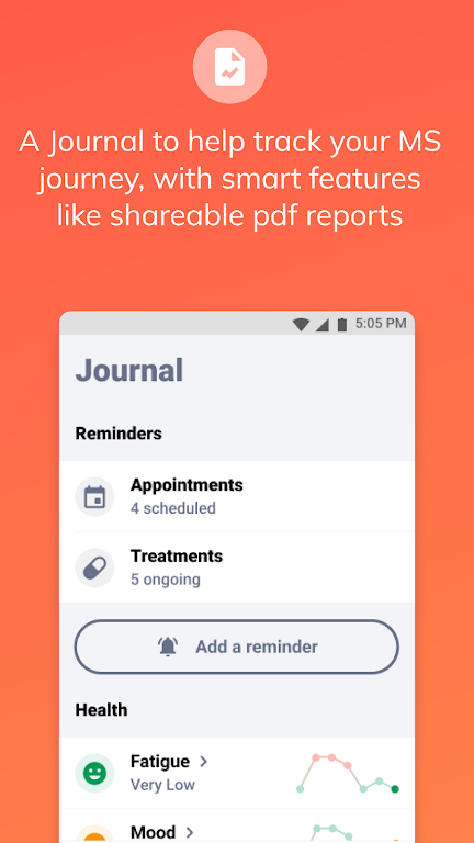 Aby, my Multiple Sclerosis app  Screenshot 4