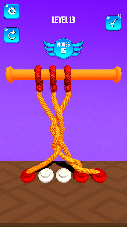 Untangle puzzle: Tangle Master  Screenshot 1